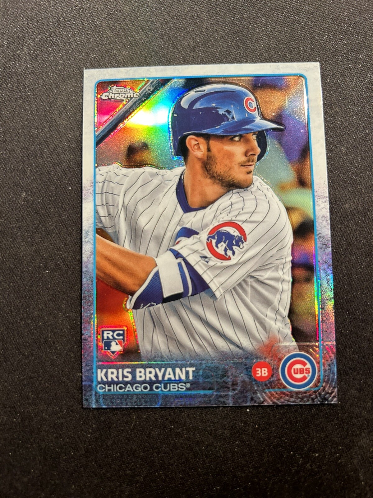 2015 Topps Chrome KRIS BRYANT Rookie Card RC REFRACTOR #112 Chicago Cubs ROCKIES