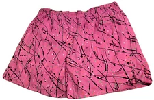 Wave Zone NOS Vintage Swim Suit Trunks Shorts Pink Graffiti Made USA Large NEW