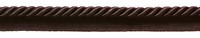 Mokka Brown 0.8Cm Dekorativ Lippe Kordel Schokolade Fondu [Von Der Yard ]