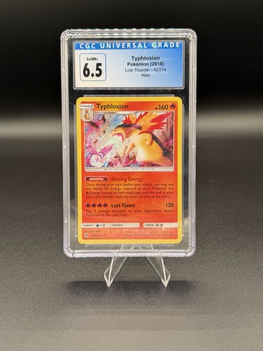 Typhlosion graded CGC 6.5 for sale on eBay