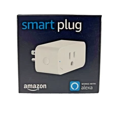 LOT OF 7 - Amazon Smart Plugs - White - works with alexa - New In Box 24.99 msrp