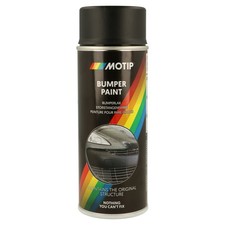 1 x Motip Stoßstangenspray Schwarz Matt Kuns...