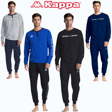 pigiama uomo cotone estivo KAPPA tuta casa manica lunga pantalone lungo homewear