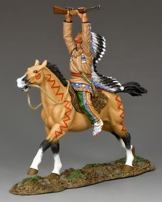 King & Country TRW071(P) ''Rain-In-The-Face'' Sioux - RETIRED - Mint in the Box