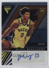 2022-23 Panini Flux Flux Rookie Signatures MarJon Beauchamp #FRS-MJB Auto 0nr3