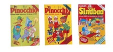 2x PINOCCHIO-Comics Nr. 8 & Nr. 21 + Sindbad Sonderhfet Nr. 2