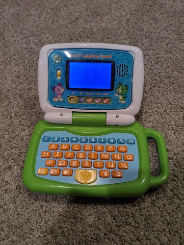 LeapFrog 2-in-1 LeapTop Touch Learning Game Kids Laptop - Green - Picture 1 of 3
