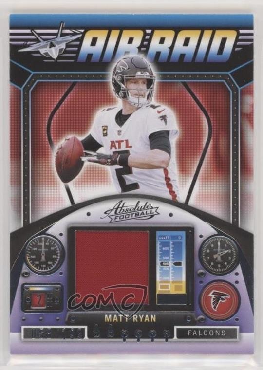 2021 Panini Absolute Air Raid Materials /199 Matt Ryan #AR10 0l0l