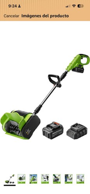 #ad Greenworks 12quot; Brushless Snow Shovel with Light Kit 24V Lithium Ion Adjustable $200.00