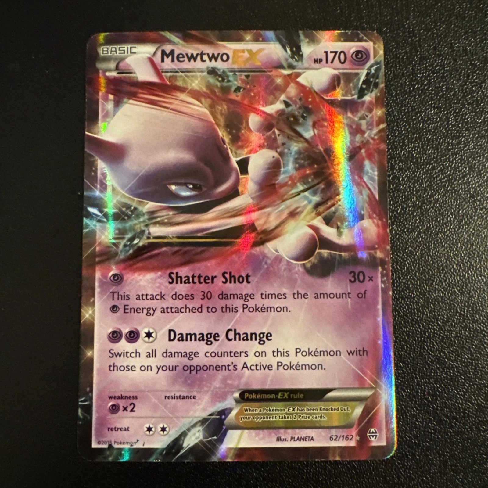 Mewtwo EX 62/162 Breakthrough Holo