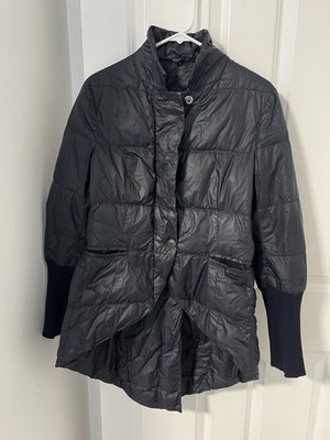 Brunello Cucinelli Women s Puff Jacket W/ 100% Cashmere Sleeves! - Missing Hood