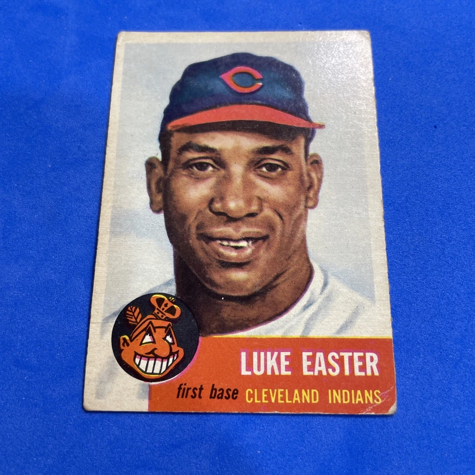 1953 Topps Luke Easter Cleveland Indians #2 - Image 4 of 4