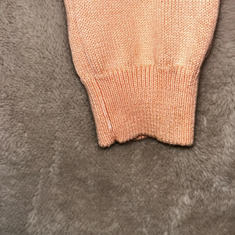 Cerimônia de abertura malhas polvo pêssego suéter poli adolescente/feminino tamanho M peito 34" - Imagem 2 de 4