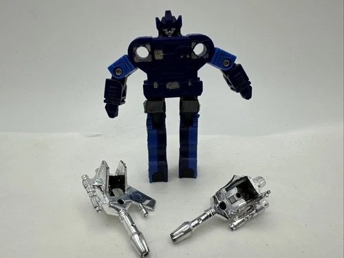 Vintage Transformers G1 FRENZY Broken Gun Blue Cassette Toy Original