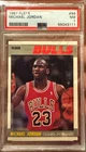 1987 FLEER 59 MICHAEL JORDAN PSA 7