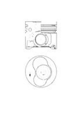 Für KOLBENSCHMIDT 41092600 piston VW 2.5TDI 81.01 STD 2.5/2/3 3/4/5 CYL