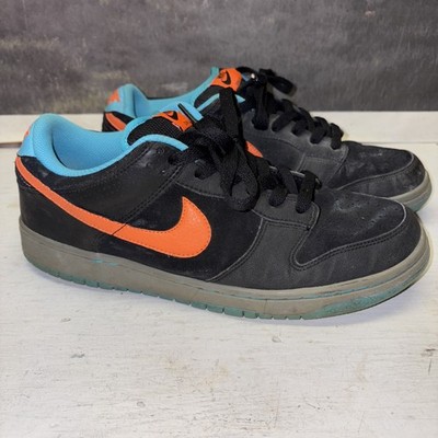 Nike Dunk Low 6.0 Chlorine Blue 2012 Sz 9.5 517564-084 Fat Tongue Skate Shoe SB