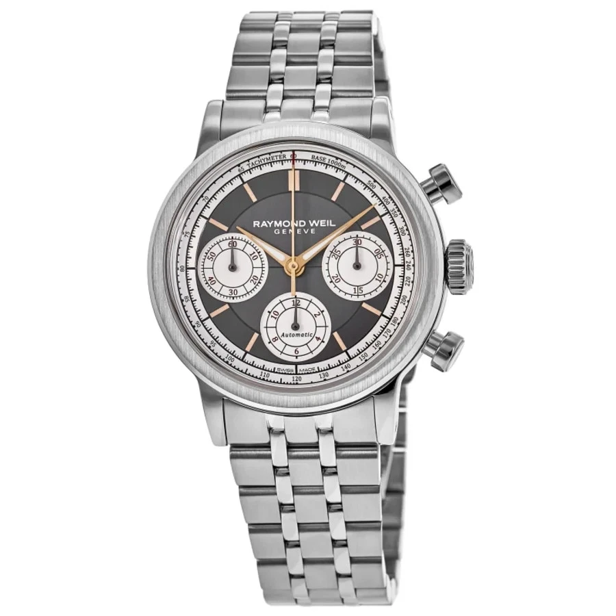 Nuevo reloj cronógrafo automático para hombre Raymond Weil Millesime 7765-ST-60651