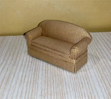 MINIATURE DOLLHOUSE (1/2") 1:24 SCALE - LEE'S MINIS BUTTERNUT SOFA - A108.5