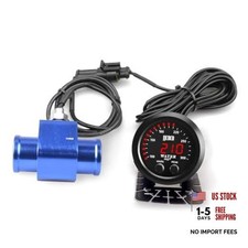 Universal 52mm Water Temperature Gauge 0-300F Joint Pipe: 26MM Blue Red