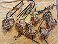 Vintage Billiards Snooker Table Pockets And Nets X 6