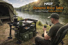 NEU NGT Bivvytable Giant Angeltisch für Outdoor Fischen Camping Survival Karpfen