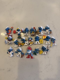 SORTIMENT 70ER & 80ER JAHRE 18X DIE SCHLÜMPFE ACTIONFIGUREN