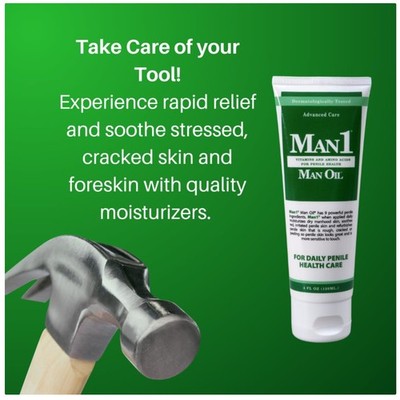 Man1 Man Oil - 9 Vitamins & Minerals for Penile Health