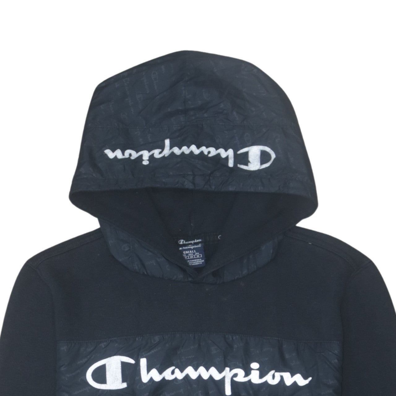 Champion Black Hoodie Mens S image 3