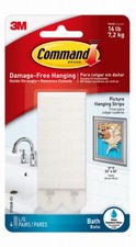 6 Pack - Large Bathroom Picture Hanging Strips, 4-Pk. - 17206B-ES 5.29 per strip