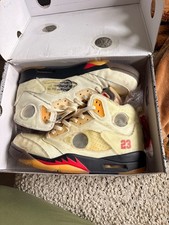 Size 12 - Jordan 5 SP x Off-White Mid Sail