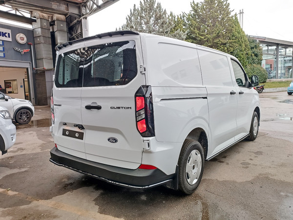 Heck Dach Spoiler Passend FüR Ford Transit Custom 2023 + Scheune Doppel TüR Van-image