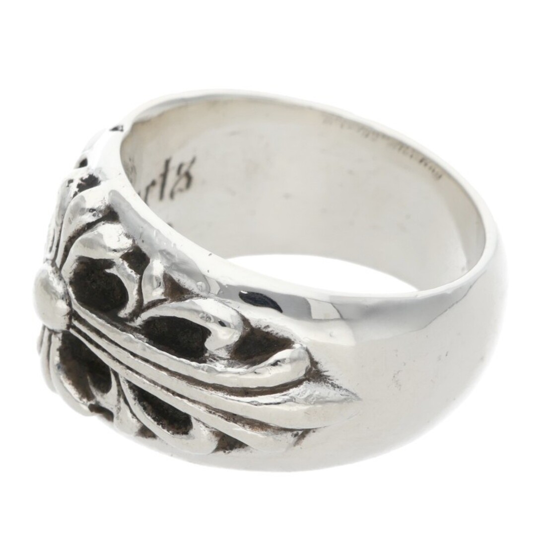Chrome Hearts FLRL CRS Floral Cross Silver Ring Men's Size 18.5 Used 452028cf393 thumbnail 6