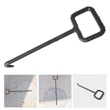 Manhole Cover Hook Steel Manhole Lid Lifter Heavy Duty Outdoor t-shape hook