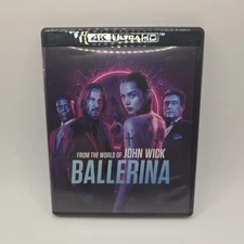 Ballerina, From The World Of John Wick (4K UHD + Blu-ray) No Digital Mint Discs