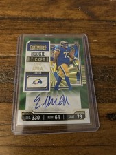 2023 Panini Contenders - Rookie Ticket Steve Avila #155 Green Laser (AU, RC)