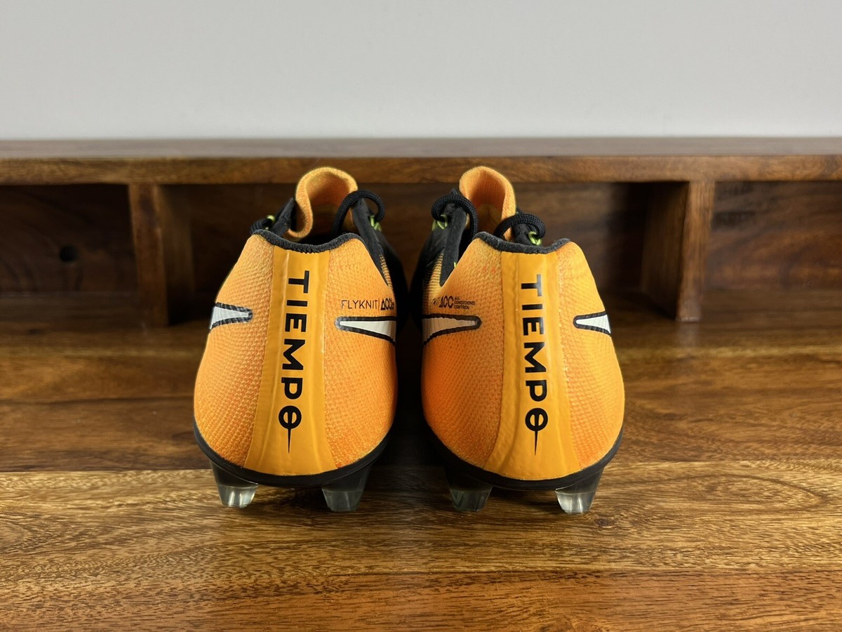 Men's Nike Tiempo Legend VII FG Soccer Black/Orange 897752 Men's Nike Tiempo Legend VII FG Soccer Black/Orange 897752