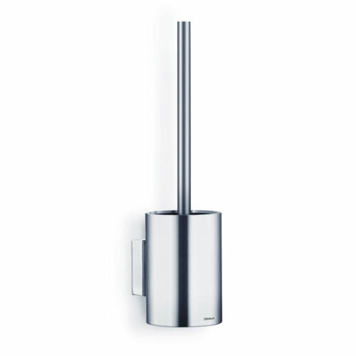 Blomus Nexio toilet brush with wall mount lobby brush stainless steel matte H 35cm - Picture 1 of 1