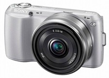 Sony Alpha NEX-C3 Digital Camera 16.2MP 2.8/16 Lens + case & Battery