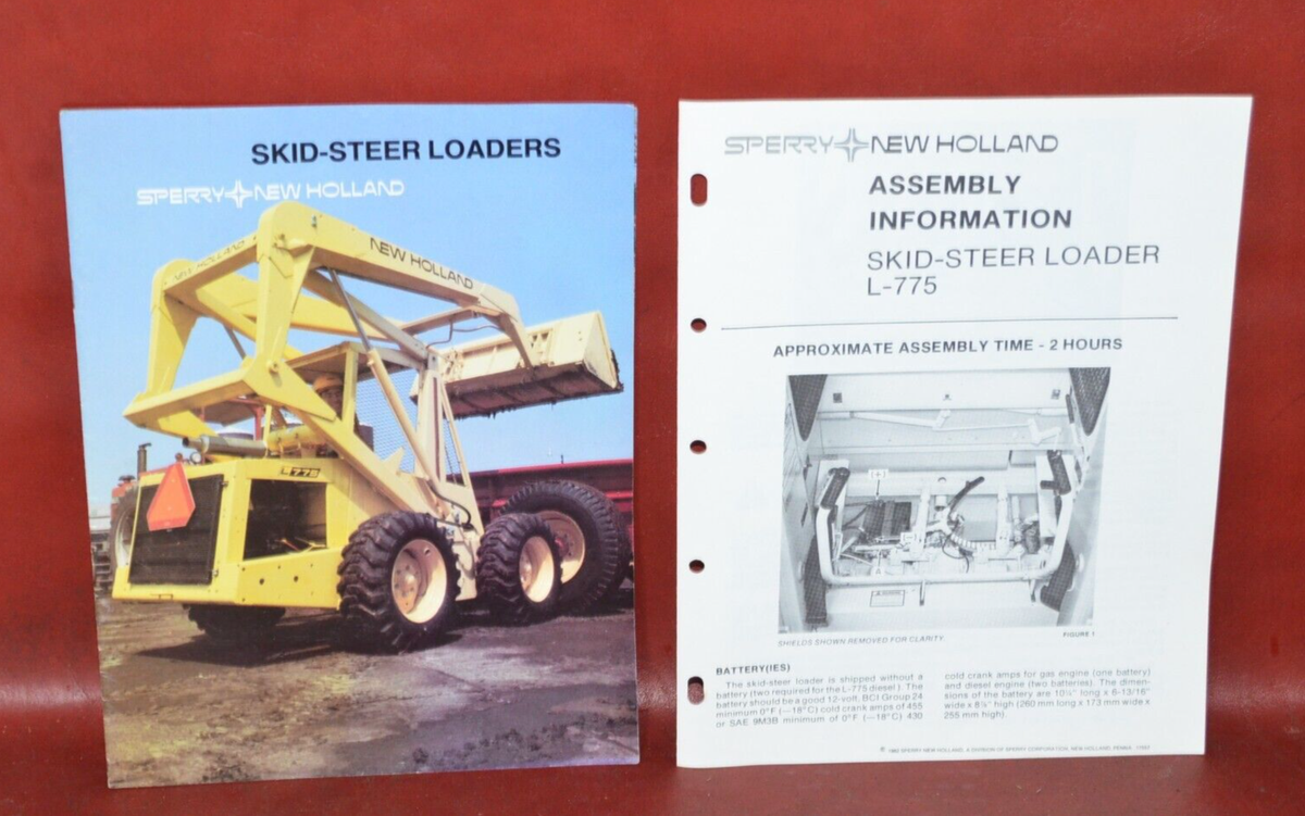 New Holland Skid Steer Product Brochure Pamphlet Literature L325