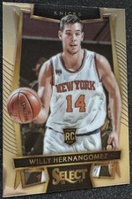 2016-17 Select Willy Hernangomez RC #19 New York Knicks