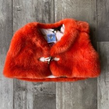 BOGNAR  PICCOLINI Orange Fur Jacket Boys 3/4 Years Animal Graphic Polyester