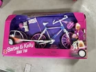 Vintage 1998 Barbie & Kelly Bikin' Biking Fun NEW #67596 Bike Helmets Dog SH #2