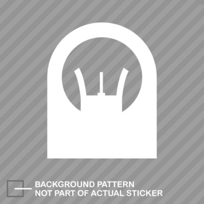 AR15 M16 Sight Sticker Decal Vinyl AR-15 M-16 iron