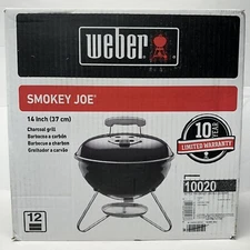 Smokey Joe Portable Charcoal Grill Outdoor Cooking Camping Tailgating BBQ Weber