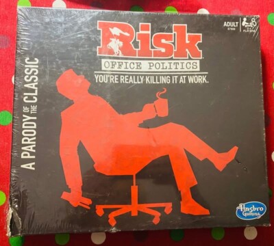 Hasbro Risk Office Politics Board Game A Parody of the Classic Adult Party Game