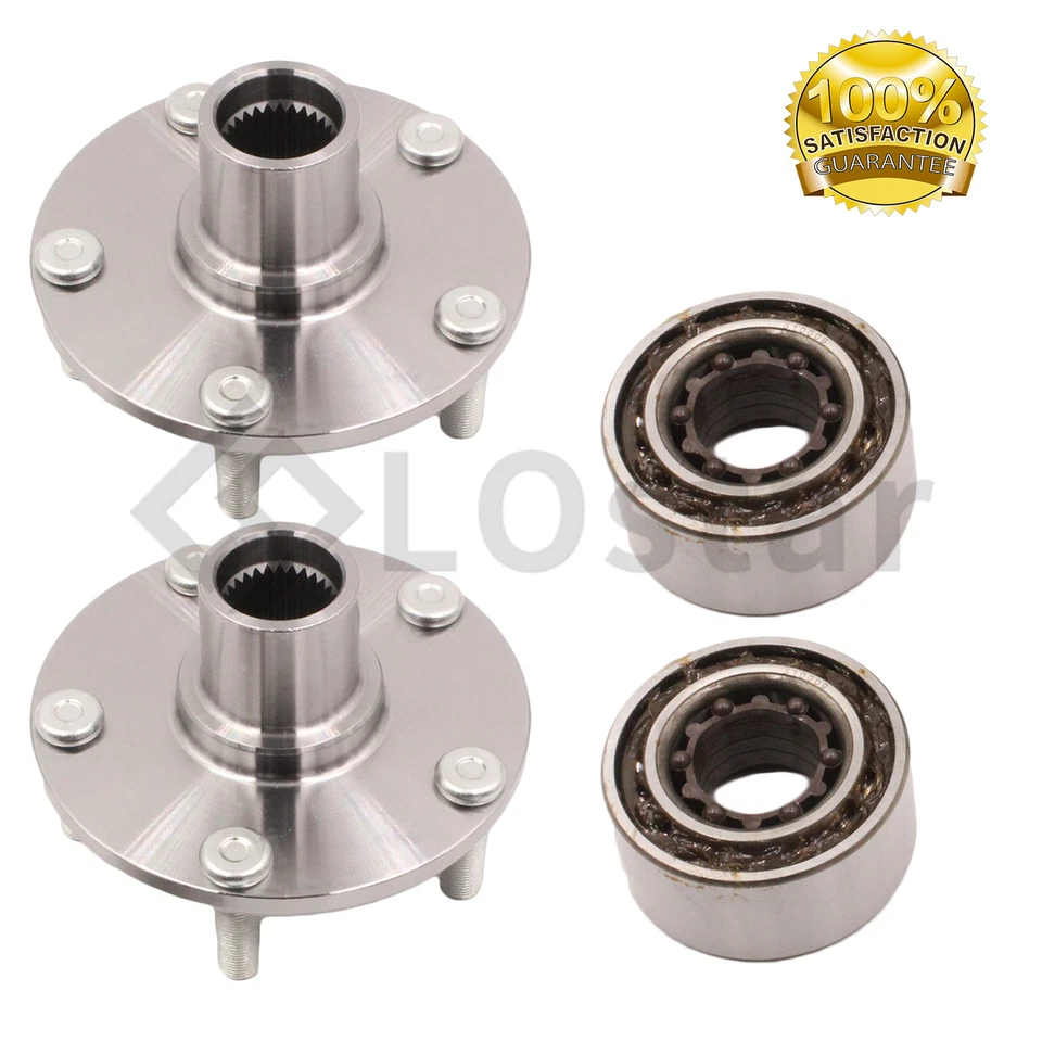Pair(2) Front Wheel Hub&Bearing Assembly Fits 96-99 Infiniti I30 Nissan Maxima Foto 2 de 4