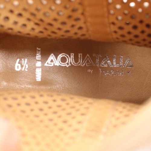 Aquatalia by Marvin K Fawn Women's US 6.5 Western Beige Nubuck Leather Bootie - Picture 10 of 11