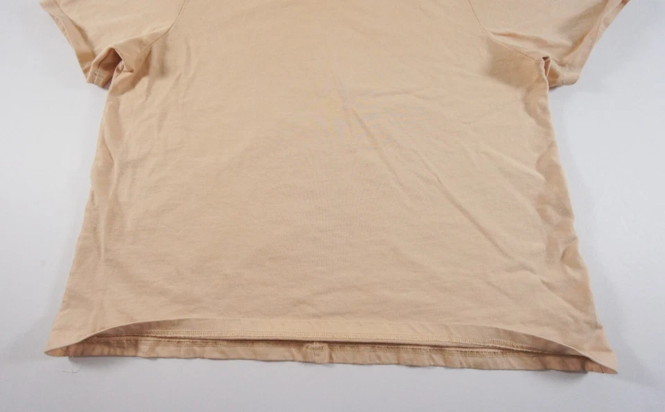 Killion Shirt Mens Large Beige Short Sleeve Crewneck Blank Tee Heavy Streetwear - Image 3 of 4