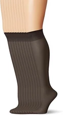 L'eggs Everyday Plus Size Knee Highs Sheer Toe 10 Pairs | Free Shipping